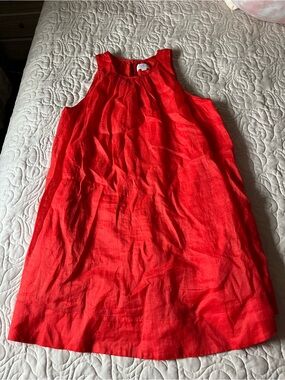 Every 100% Ramie Sleeveless Summer Dress Size Small